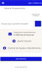 Mobile Screenshot of generalescapamentos.com.br