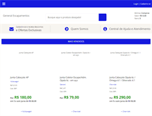 Tablet Screenshot of generalescapamentos.com.br